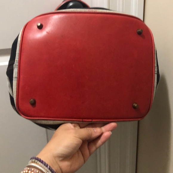 Authentic Burberry canvas hobo - Picture 2 of 5